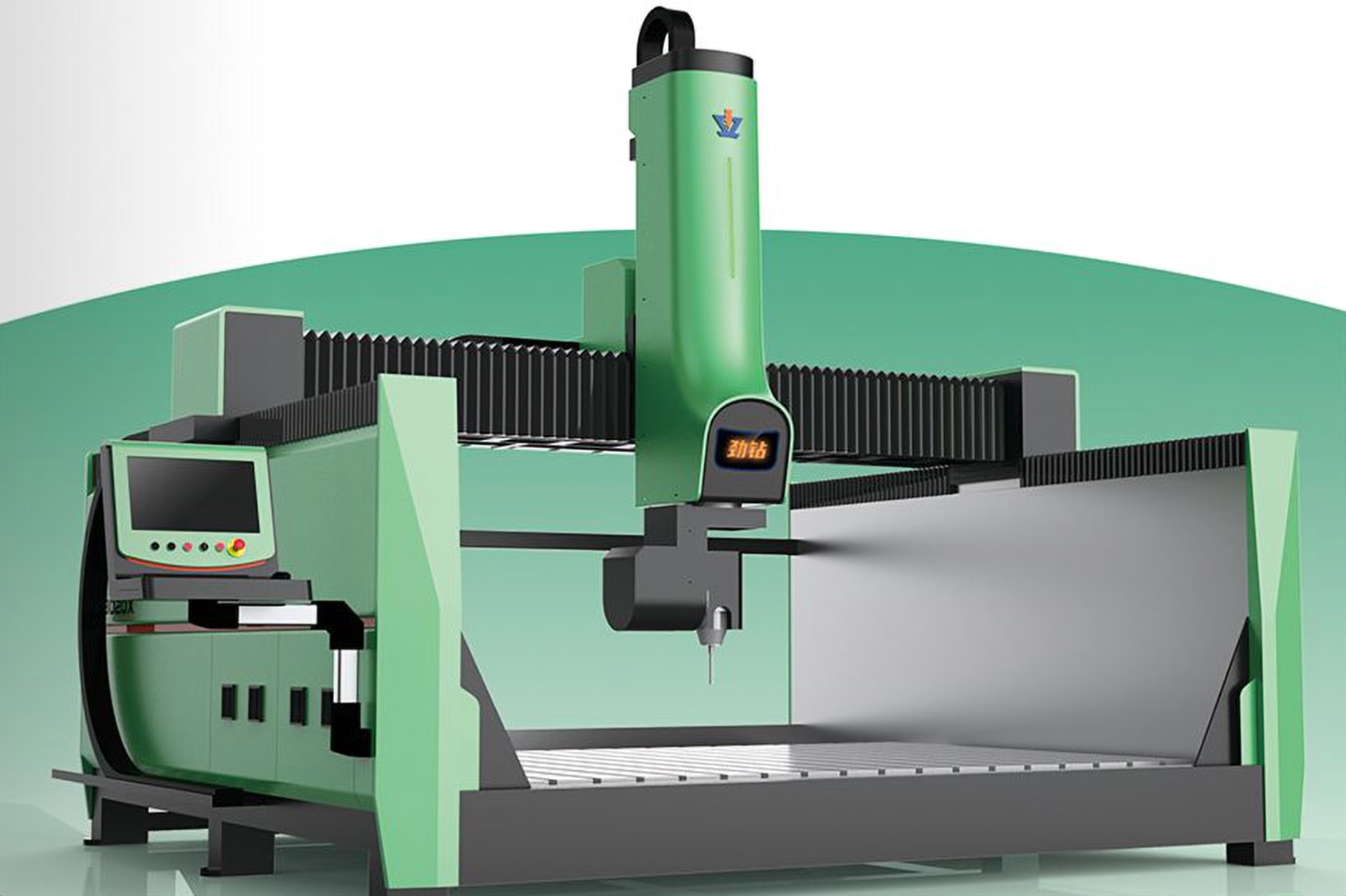 Jinzuan XJ-3013X 5 Eksen CNC Taş Freze Makinesi